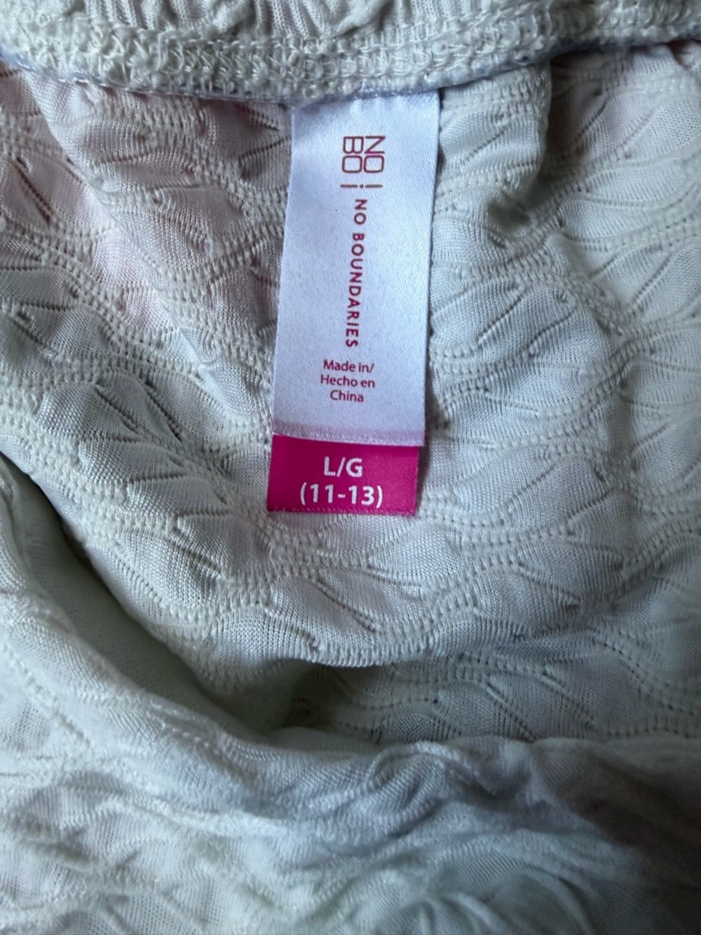 No Boundaries Strapless White Dress with Pink Floral Skirt - Picture 3 of 4